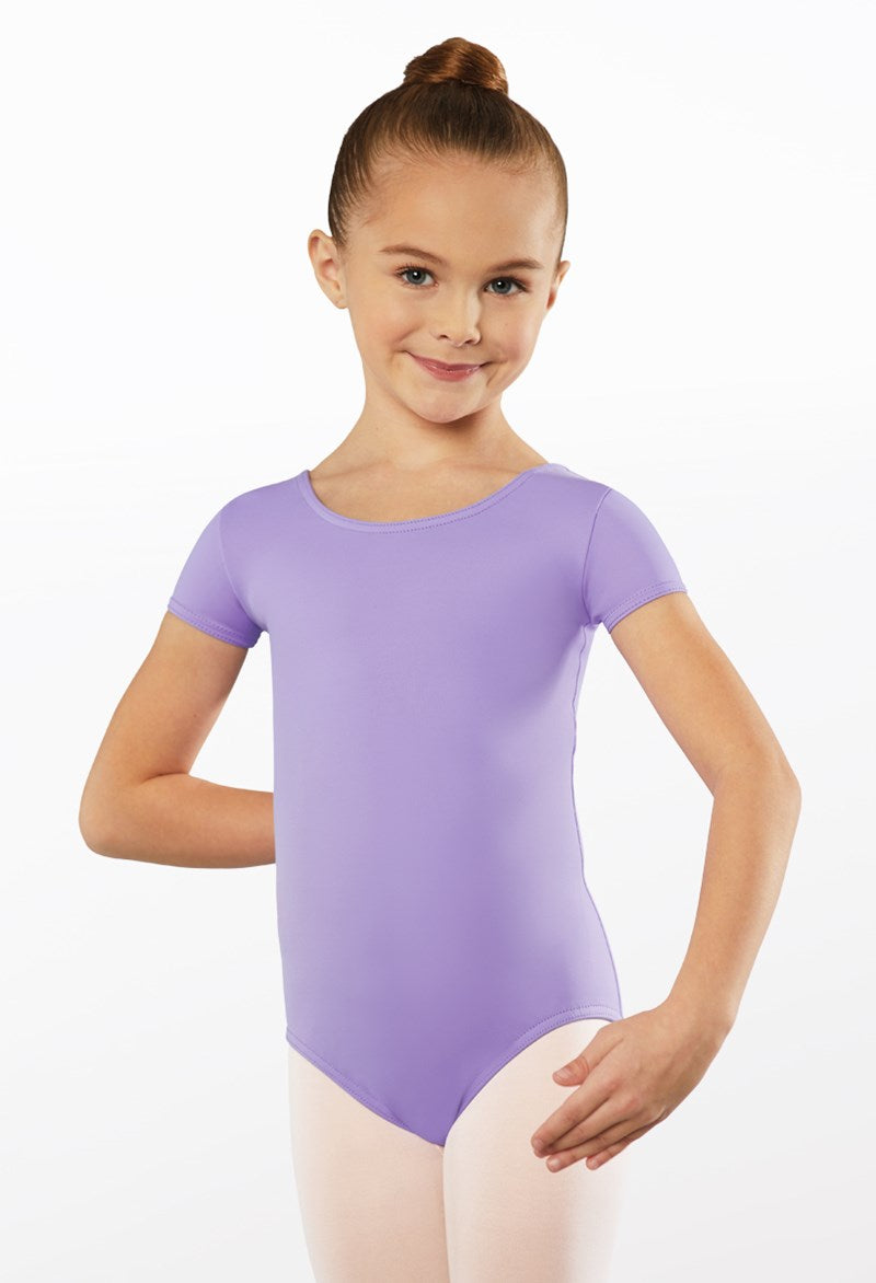 PSD SHORT SLEEVE HIGH BACK LEOTARD