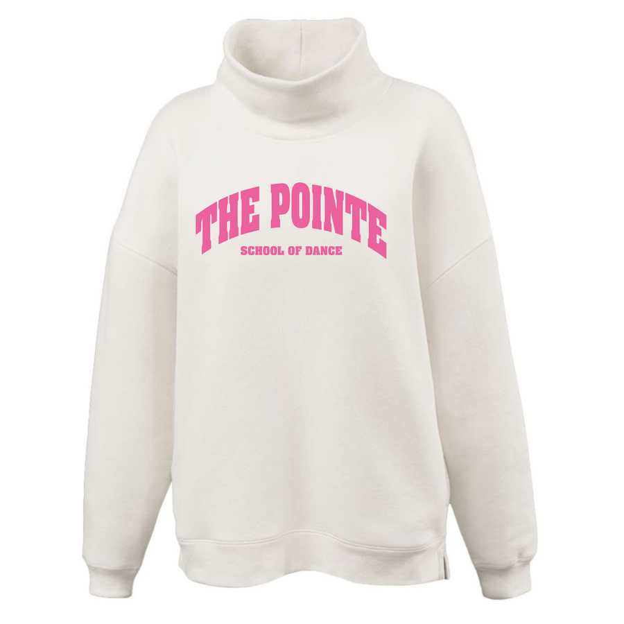 PSD OVERSIZED PINK MOCKNECK (PRE-ORDER - IN STOCK 2/10/26)