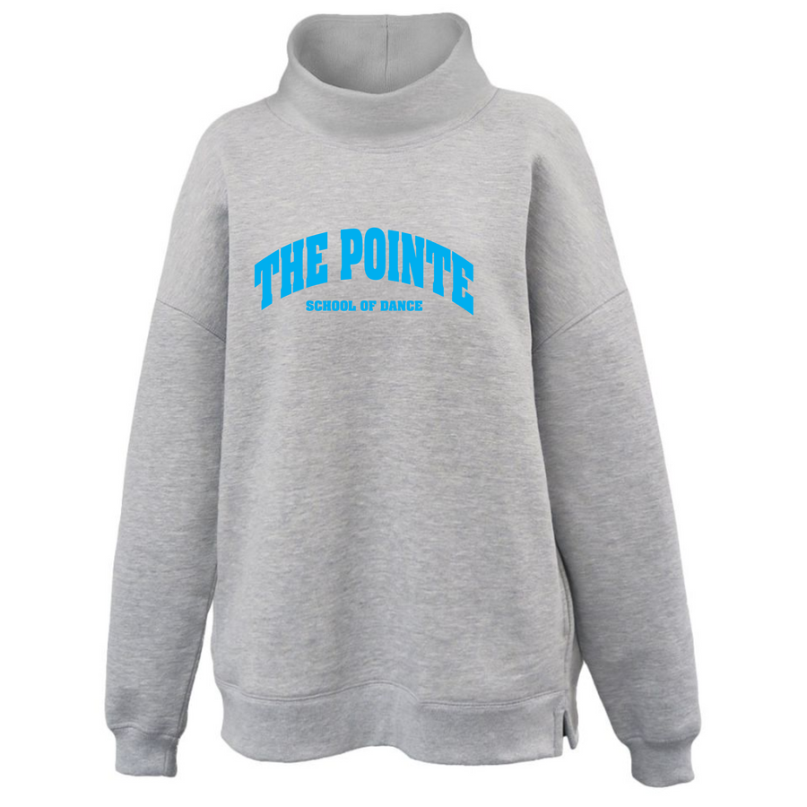 PSD OVERSIZED BLUE MOCKNECK (PRE-ORDER - IN STOCK 2/10/26)