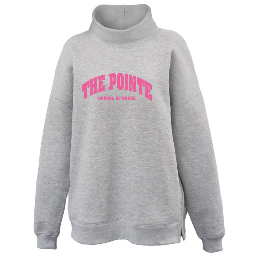 PSD OVERSIZED PINK MOCKNECK (PRE-ORDER - IN STOCK 2/10/26)