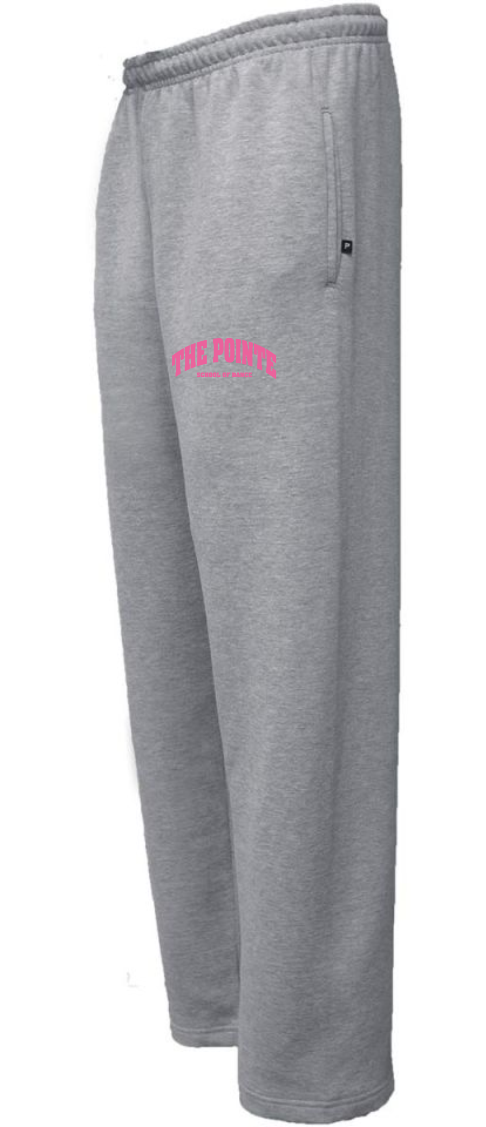 PSD OPEN BOTTOM GREY SWEATPANTS