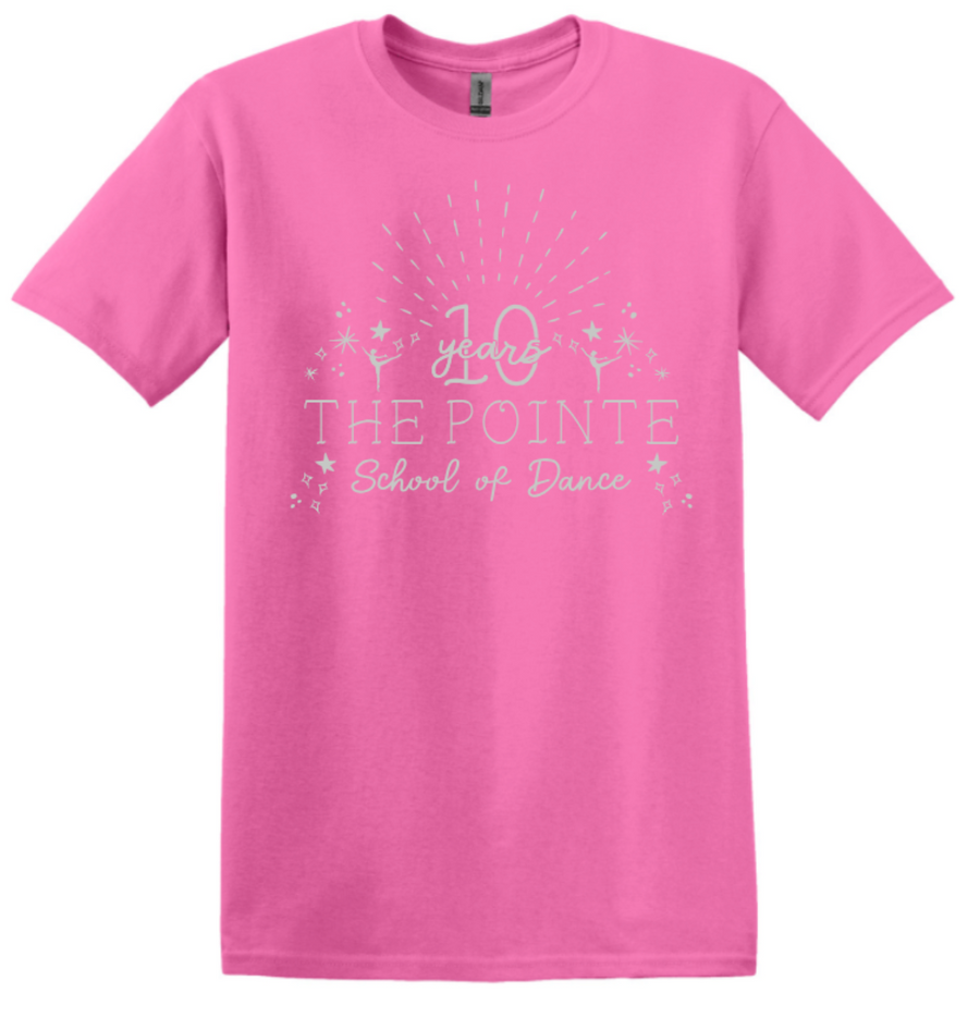 PSD 10 YEARS METALLIC TEE