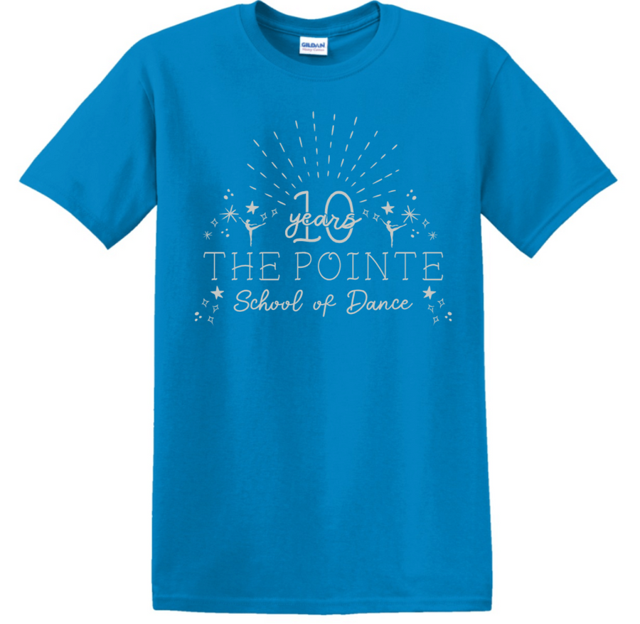 PSD 10 YEARS METALLIC TEE