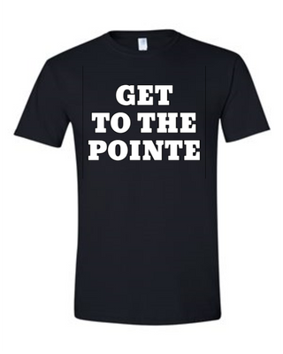 Buy black PSD GET TO THE POINTE TEE